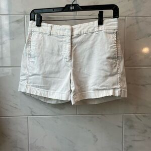 J.Crew white chino short. 3.5 inch inseam. Size 2.